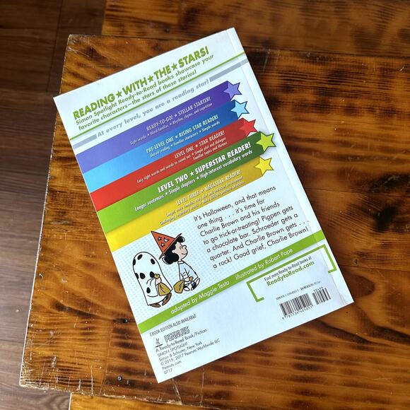 Peanuts Ready-To-Read Lvl 2 You Got A Rock Charlie Brown! Halloween Sticker Book - Picture 7 of 8